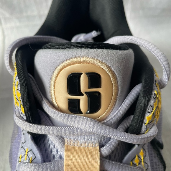 Nike Sabrina 1 'Spark' Yellow Purple Basketball Shoes Women's Size 13 Men 11.5 - Picture 8 of 10